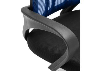 Chaise visiteur Eureka bleue