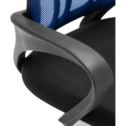 Chaise visiteur Eureka bleue