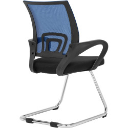 Chaise visiteur Eureka bleue