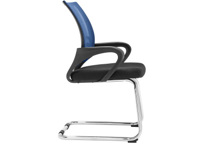 Chaise visiteur Eureka bleu