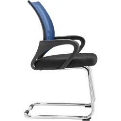 Chaise visiteur Eureka bleue