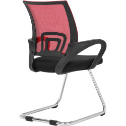 Chaise visiteur Eureka rouge