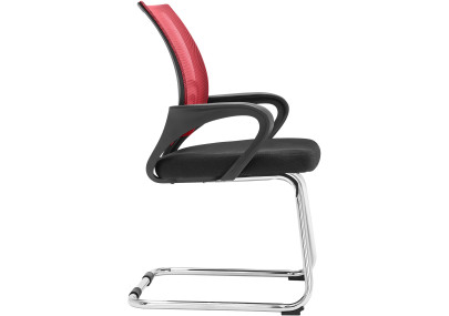 Chaise visiteur Eureka rouge