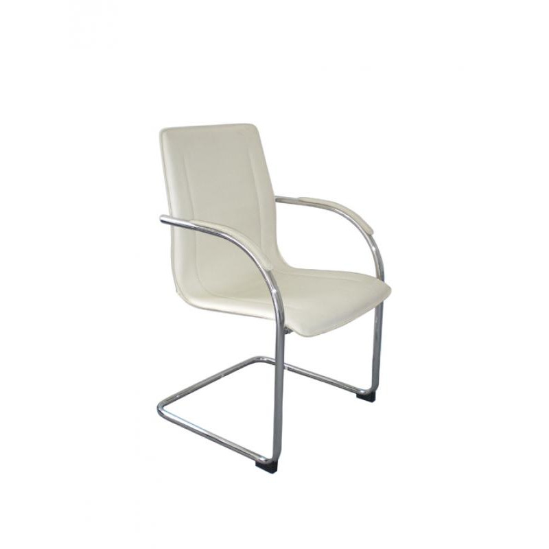 Chaise visiteur Melina crème