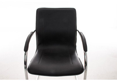 Chaise visiteur Melina noire