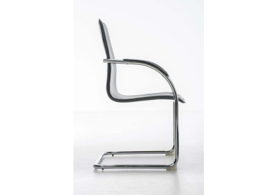 Chaise visiteur Melina noire