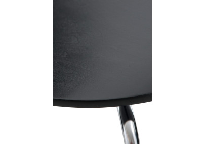 Chaise visiteur Diego noire