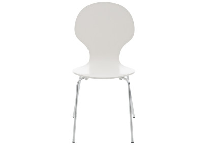 Chaise visiteur Diego blanche