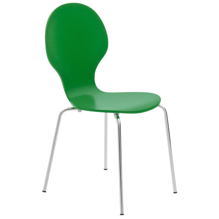 Chaise visiteur Diego verte