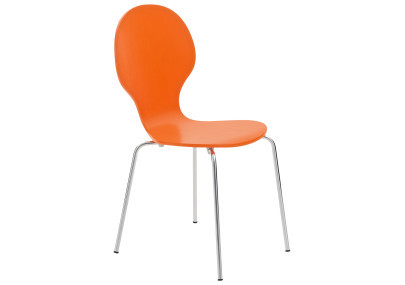 Chaise visiteur Diego orange