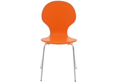 Chaise visiteur Diego orange