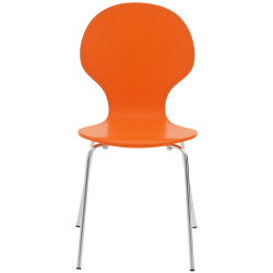 Chaise visiteur Diego orange