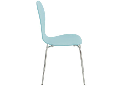 Chaise visiteur Diego bleu clair