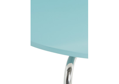 Chaise visiteur Diego bleu clair