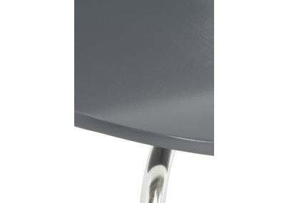 Chaise visiteur Diego grise