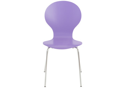 Chaise visiteur Diego violet