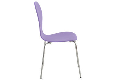 Chaise visiteur Diego violet