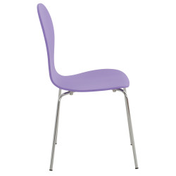 Chaise visiteur Diego violet