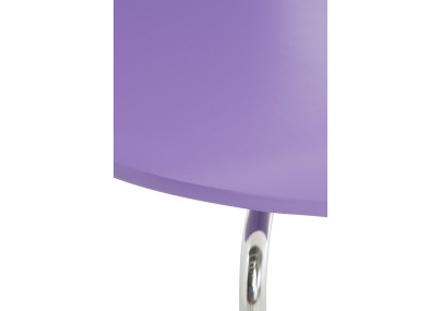 Chaise visiteur Diego violet