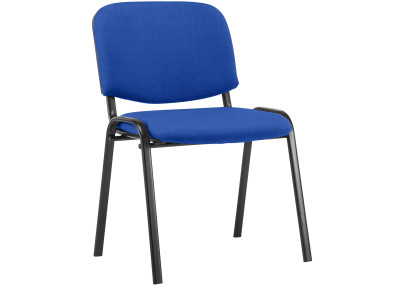 Chaise visiteur Ken en tissu bleu
