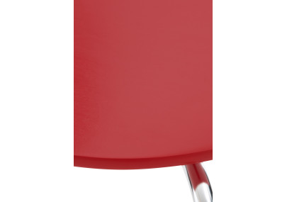 Lot de 2 chaises visiteurs Diego rouge