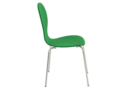 Lot de 4 chaises visiteurs Diego vertes