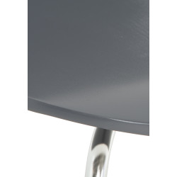 Lot de 4 chaises visiteurs Diego grises