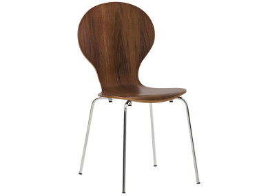 Chaise visiteur Diego en noyer
