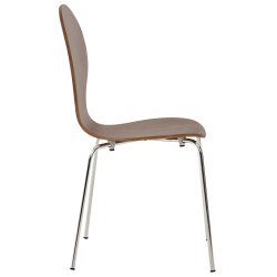 Chaise visiteur Diego en noyer