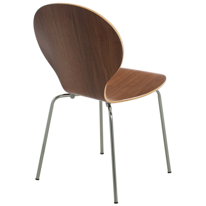 Chaise visiteur Diego en noyer