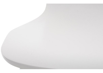 Chaise visiteur Aaron blanche