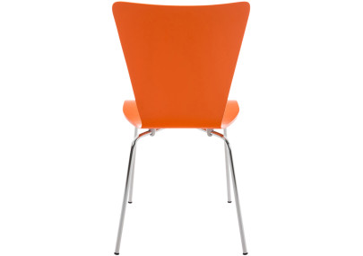Chaise visiteur orange Aaron