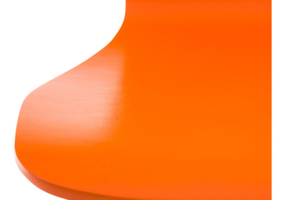Chaise visiteur orange Aaron