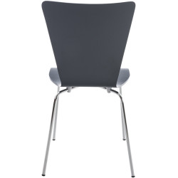 Chaise visiteur Aaron grise