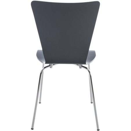 Chaise visiteur Aaron grise