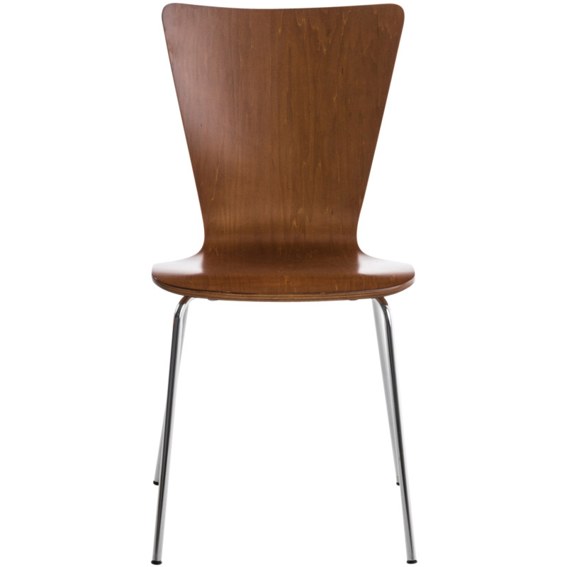 Chaise visiteur marron Aaron