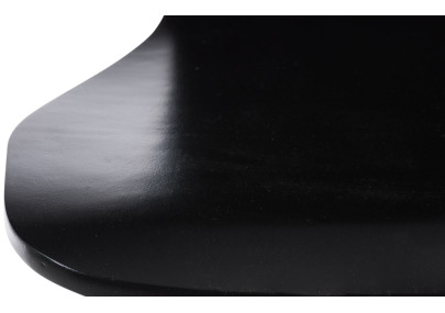 Chaise visiteur Aaron noire