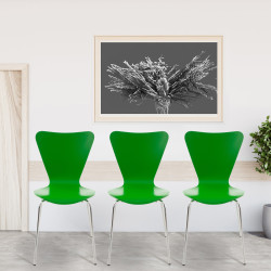 Chaise visiteur Calisto verte