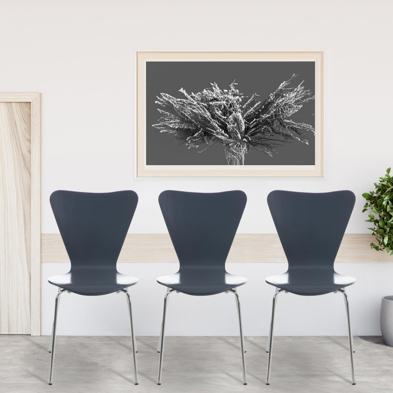 Chaise visiteur Calisto gris