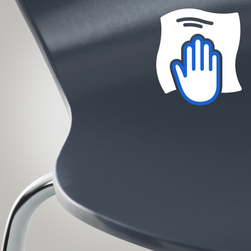 Chaise visiteur Calisto gris