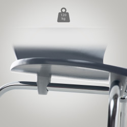 Chaise visiteur Calisto gris