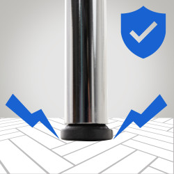 Chaise visiteur Calisto gris