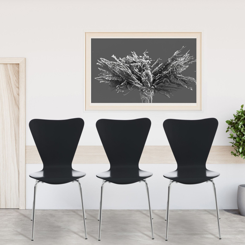 Chaise visiteur Calisto noire