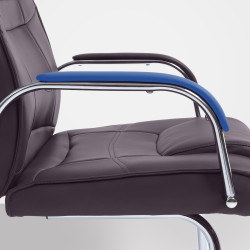 Chaise visiteur Attila marron