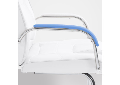 Chaise visiteur Attila blanche