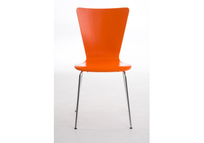 Lot de 2 chaises visiteurs Aaron orange