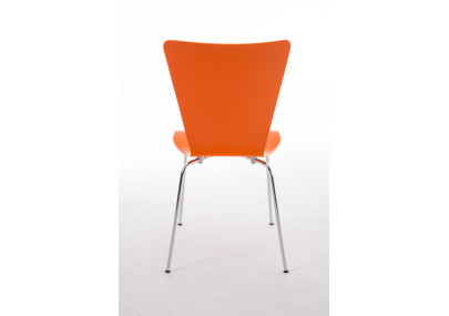 Lot de 2 chaises visiteurs Aaron orange