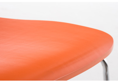 Lot de 2 chaises visiteurs Aaron orange