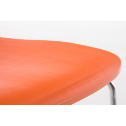 Lot de 2 chaises visiteurs Aaron orange