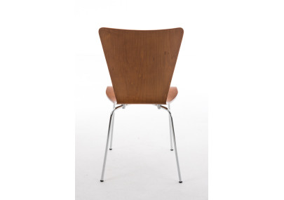 Lot de 2 chaises visiteurs Aaron marron